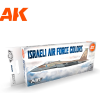 AK-interactive AK INTERACTIVE AIR Israeli Air Force Colors akrilfesték készlet 8x 17ml