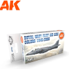 AK-interactive AK INTERACTIVE AIR Royal Navy Fleet Air Arm Aircraft Colors 1945-2006 akrilfesték készlet 6x 17ml