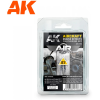 AK-interactive AK INTERACTIVE Aircraft Engine Weathering Set hajtómű enamel effekt festék készlet 3x 35ml