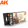 AK-interactive AK INTERACTIVE DAK Soldier Uniform Colors akrilfesték készlet 3x 17ml
