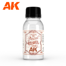 AK-interactive DECAL ADAPTER SOLUTION - Matrica lágyító és feszítő folyadék (100ml) AK582 hígító és oldószer