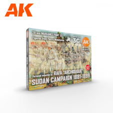AK-interactive SIGNATURE SET – RAFA “ARCHIDUQUE” – SUDAN CAMPAIGN 1881-1899 – 28MM WARGAME PAINT SET - festékszett AK11773 hobbifesték