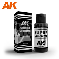 AK-interactive SUPER CHROME - króm színű metál festék AK9198 hobbifesték