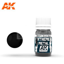 AK-interactive XTREME METAL BLACK BASE alapozófesték 30 ml AK471 hobbifesték