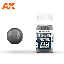 AK-interactive XTREME METAL STEEL festék 30 ml AK476 hobbifesték