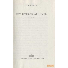 Akadémiai Egy játékos, aki nyer antikvárium - használt könyv