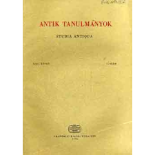 Akadémiai Kiadó Antik tanulmányok-Studia antiqua XXV. kötet 1. szám antikvárium - használt könyv