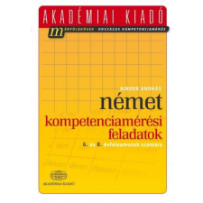 Akadémiai Kiadó Zrt Binder András - Német kompetenciamérési feladatok nyelvkönyv, szótár