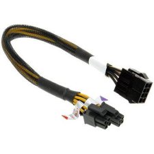 Akasa 8pin to 2x4pin, 30cm kábel és adapter