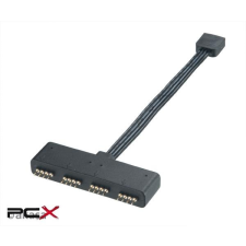 Akasa ak-cbld02-10bk 4x rgb led elosztó kábel és adapter