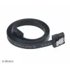 Akasa AK-CBSA05-50BK Proslim 50cm klip Fekete SATA fekete összekötő kábel