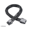 Akasa FLEXA P8 8pin ATX hosszíbító tápkábel 30cm (AK-CBPW08-40BK) (AK-CBPW08-40BK)