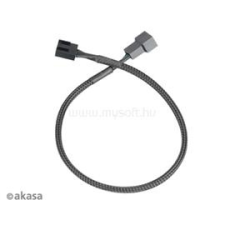 Akasa KAB 4pin PWM apa-anya ventilátor hosszabbító kábel - Quad pack - 30cm - AK-CBFA01-KT04 (AK-CBFA01-KT04) kábel és adapter