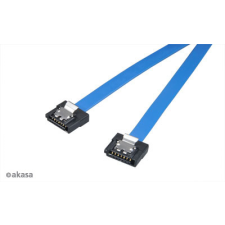 Akasa KAB Akasa - Proslim - SATA adatkábel - kék - 30cm - AK-CBSA05-30BL kábel és adapter