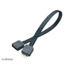Akasa LED szalag hosszabbító kábel 50cm (AK-CBLD01-50BK) (AK-CBLD01-50BK) kábel és adapter
