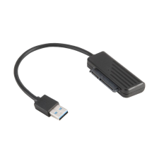Akasa USB-A - 2.5" Sata+táp átalakító fekete (AK-AU3-07BK) kábel és adapter