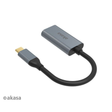 Akasa USB-C apa - HDMI anya átalakító (AK-CBCA24-18BK) kábel és adapter