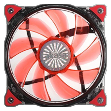 Akasa Vegas ház hűtő ventilátor piros LED (AK-FN091-RD) (AK-FN091-RD) hűtés