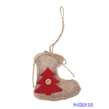  Akasztós zsákos függelék - Csizma dekorációs kellék