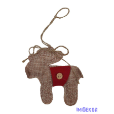  Akasztós zsákos függelék - Rénszarvas dekorációs kellék