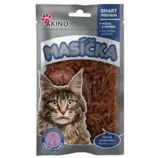 Akinu Králičí nudličky pro kočky 50 g jutalomfalat macskáknak