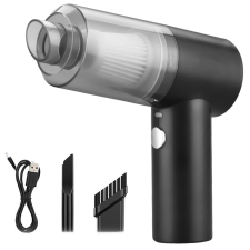 Akkumulátoros kézi autós porszívó USB LED porszívó