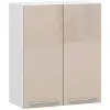 Akord Akasztós konyhaszekrény olivia w 60cm fehér-kappuccino fényes h720