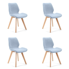 AKORD Furniture Factory 0159 Étkezőszék szett 4 db - kék bútor