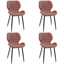 AKORD Furniture Factory 017 Étkezőszék szett 4 db - púder rózsaszín bútor