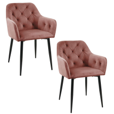 AKORD Furniture Factory 030 Étkezőszék szett 2 db - púder rózsaszín bútor
