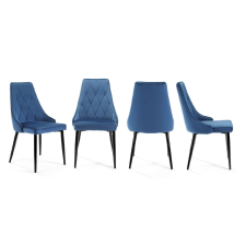 AKORD Furniture Factory 054 Étkezőszék szett 4 db - kék bútor