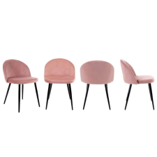 AKORD Furniture Factory 077 Étkezőszék szett 4 db - rózsaszín bútor