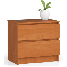 AKORD Furniture Factory 2 fiókos éjjeliszekrény P60_55 - égerfa bútor