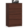 AKORD Furniture Factory 4 fiókos komód P99_60 - wenge