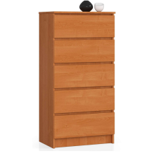 AKORD Furniture Factory 5 fiókos komód P121_60 - égerfa bútor