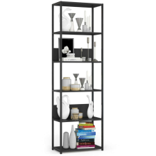 AKORD Furniture Factory 600-as Fém Loft Polc Fekete/fekete bútor