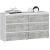 AKORD Furniture Factory 6 fiókos komód P57_100 - fehér/beton