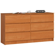 AKORD Furniture Factory 6 fiókos komód P77_138 - égerfa bútor