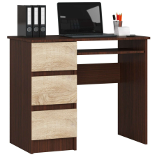 AKORD Furniture Factory A-6 Clp Íróasztal Wenge / Sonoma Baloldali íróasztal