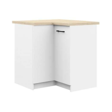 AKORD Furniture Factory Alsó konyhai Sarokszekrény P85_90 - fehér bútor