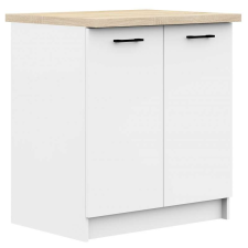 AKORD Furniture Factory Alsó Konyhaszekrény munkalappal P85_80 - fehér bútor