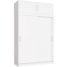 AKORD Furniture Factory Csúszó szekrény 150cm clp fehér mono, hosszabbítóval bútor