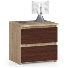 AKORD Furniture Factory Éjjeliszekrény P40_40 - sonoma-wenge bútor