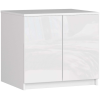 AKORD Furniture Factory Felső szekrény, gardróbszekrényhez P60_55 - fényes fehér