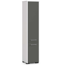 AKORD Furniture Factory Fin Fürdőszoba Polc 30 2d 140cm Fehér / Szürke bútor