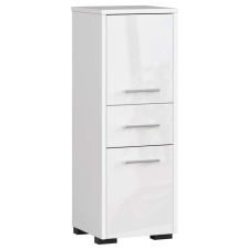 AKORD Furniture Factory FIN fürdőszobai Állószekrény P85_30 - fényes fehér fürdőszoba bútor