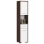 AKORD Furniture Factory FIN Fürdőszobai szekrény P140 - wenge/fehér