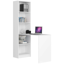 AKORD Furniture Factory Íróasztal könyvespolccal P180_125 - fehér íróasztal