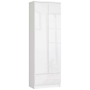 AKORD Furniture Factory Irodai Polc Szekrény R 60 cm Clp 1 Fiók 2 Ajtó Fehér/ Fehér Fényes