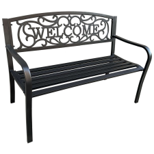AKORD Furniture Factory IRYS Kerti pad 127cm - fekete kerti bútor
